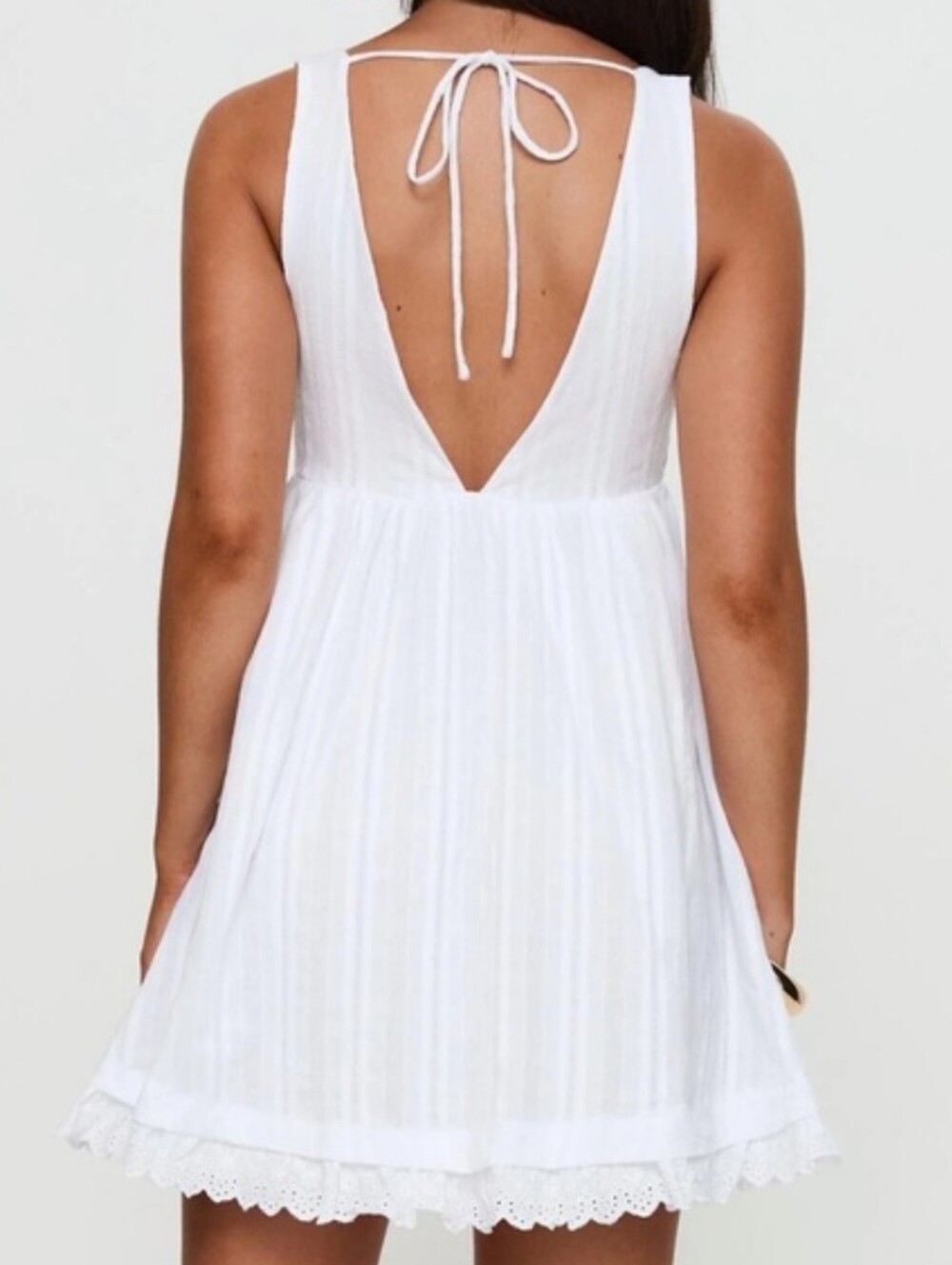 Princess Polly White Babydoll Mini Dress - Picture 2 of 8